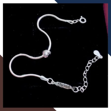 Lắc Tay Bạc 925 Charm Trái Tim Duyên Dáng DD010