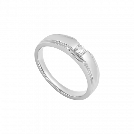 Nhẫn Cưới Bạch Kim Đính Kim Cương Sang Trọng DD003