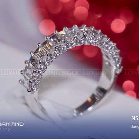 Nhẫn đính kim cương uni basic N555.12