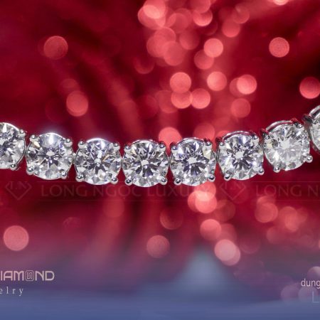 Lắc tay đính kim cương Ánh Kim L58.121