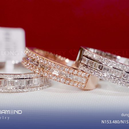 Nhẫn đính kim cương N153.480/N153.354/N153.473