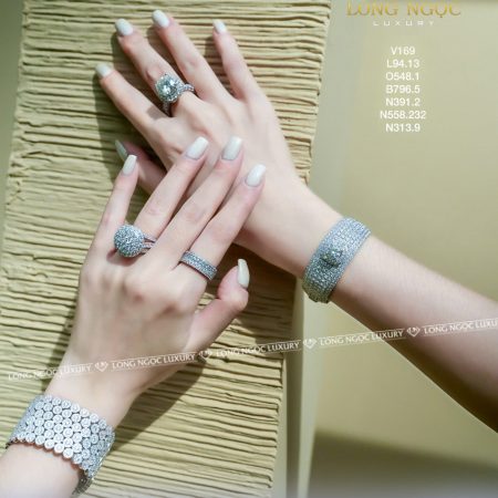Set trang sức kim cương TSKC06