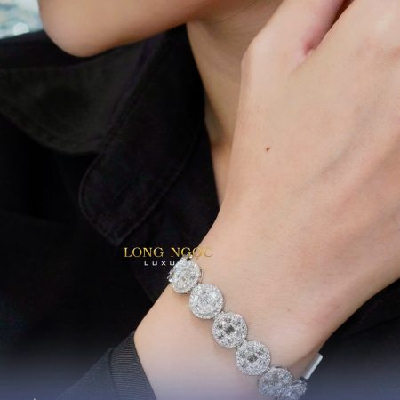 Lắc tay nữ đính kim cương L131.6