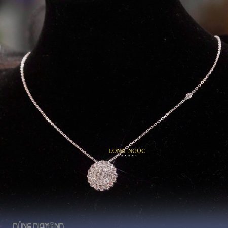 Mặt dây hoa vàng đính kim cương M436.1