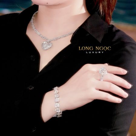 Set trang sức kim cương TSKC010