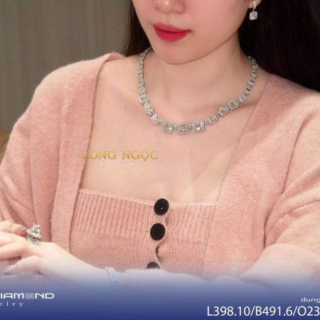 Set trang sức kim cương TSKC012