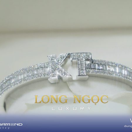 Vòng tay đính KC theo tên