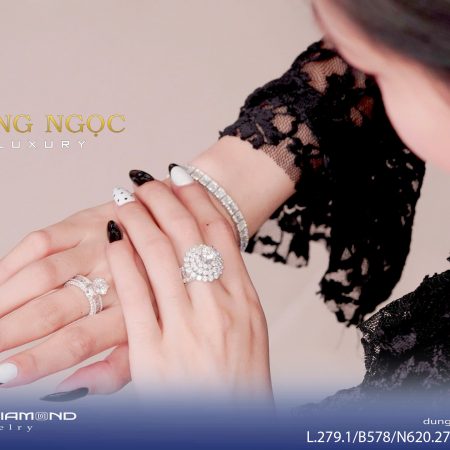 Set trang sức kim cương TSKC013