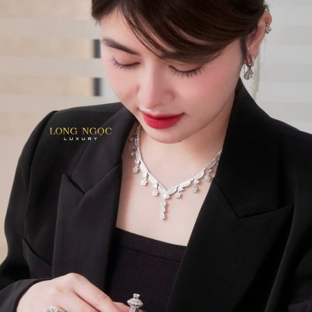 Set trang sức kim cương TSKC014