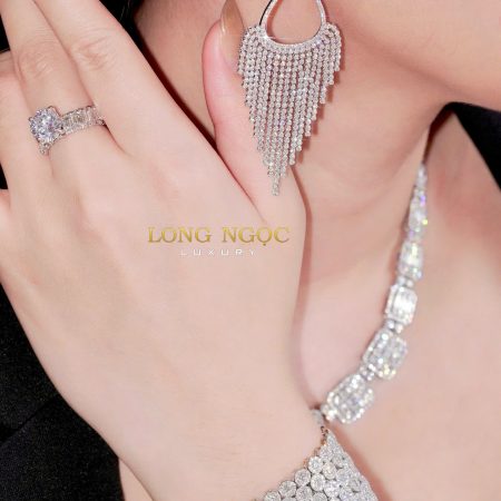 Set trang sức kim cương TSKC015
