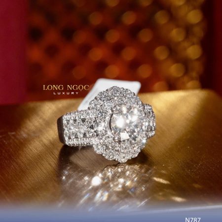 Nhẫn nụ kim cương Sparkling N787