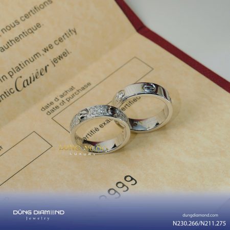 Nhẫn đính KC họa tiết basic N230.266/N211.275