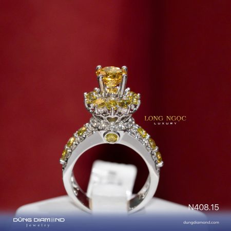 Nhẫn đính kim cương Sunflower N408.15