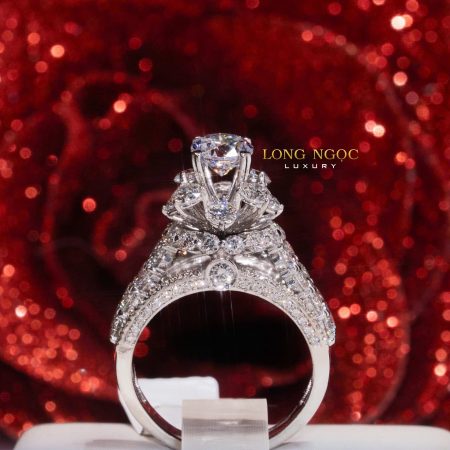 Nhẫn Royal Gleam Ring đính KC N415