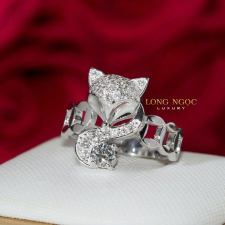 Nhẫn nữ Silver Fox đính KC N36.23