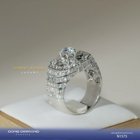 Nhẫn nam đính KC N1575