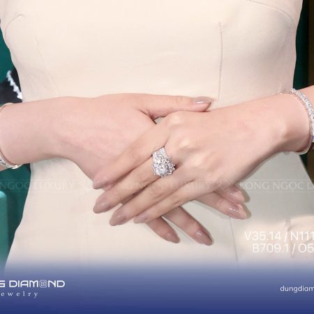 Set trang sức kim cương TSKC021