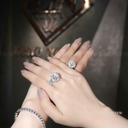 Set trang sức kim cương TSKC023