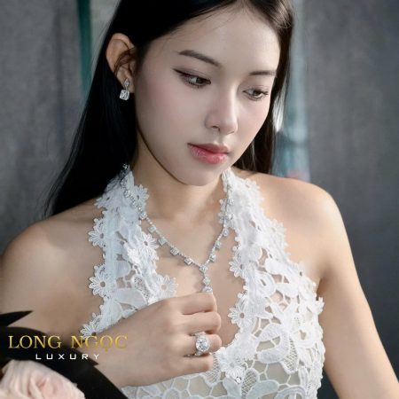 Set trang sức kim cương TSKC027