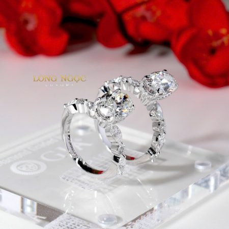 Cặp nhẫn nữ đính KC N1345.11/N2345.12