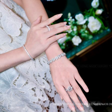 Set trang sức kim cương TSKC028