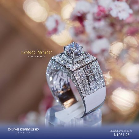 Nhẫn nam đính KC N1031.25