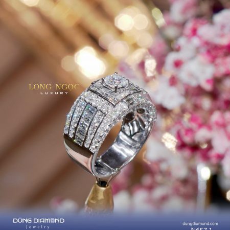 Nhẫn nam đính KC N657.1