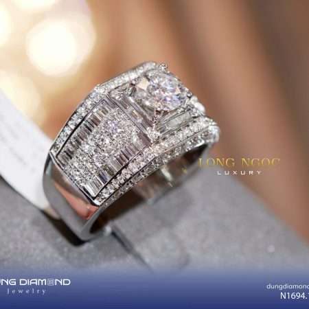 Nhẫn nam đính KC N1694.12