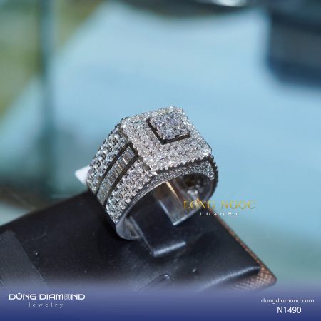Nhẫn nam đính KC N1490
