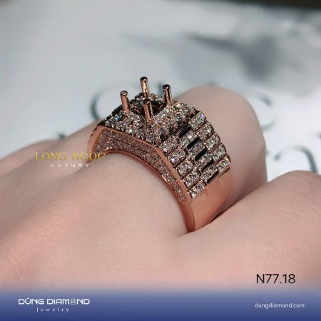 Nhẫn nam đính KC N77.18