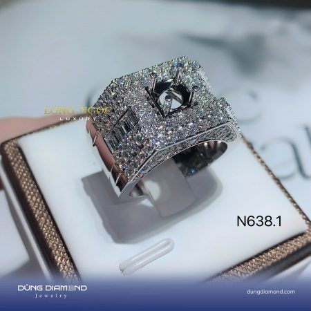Nhẫn nam đính KC N638.1