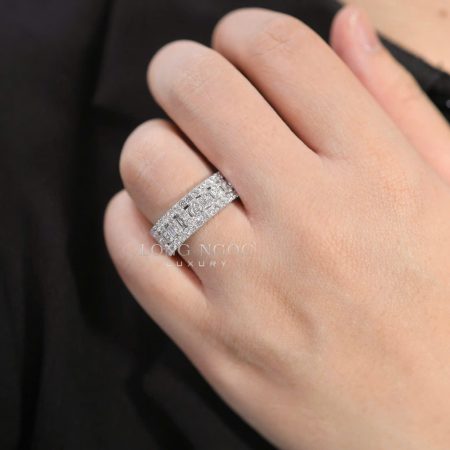 Nhẫn Unisex đính KC N560.46