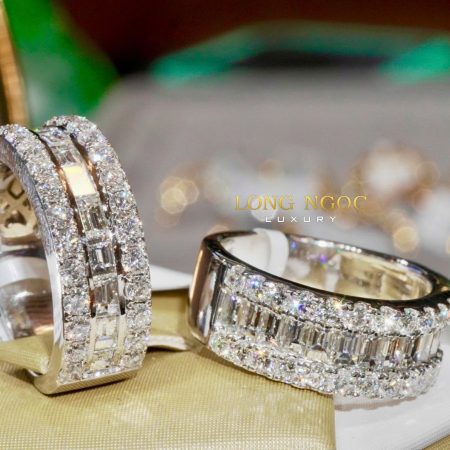 Nhẫn Unisex đính KC basic N153.418/N153.112