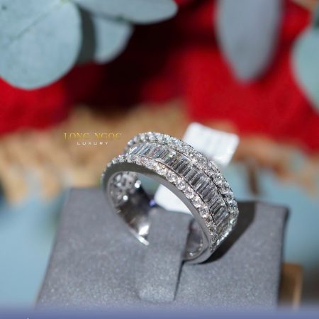 Nhẫn Unisex đính KC N153.243