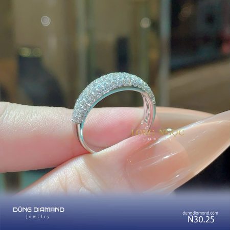 Nhẫn Unisex đính KC N30.25