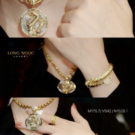 Set trang sức kim cương TSKC034