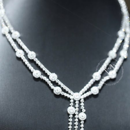 Dây chuyền nữ đính KC V300