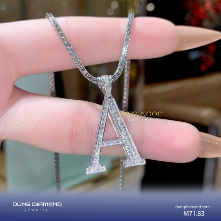 Mặt dây chữ đính KC M71.83