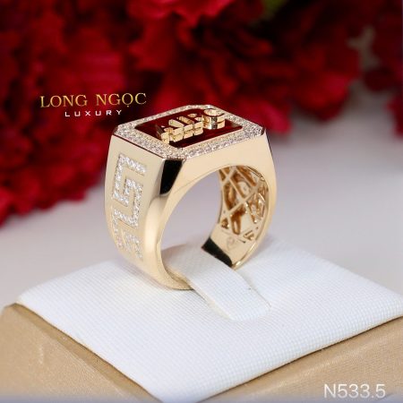 Nhẫn nam đính KC N533.5