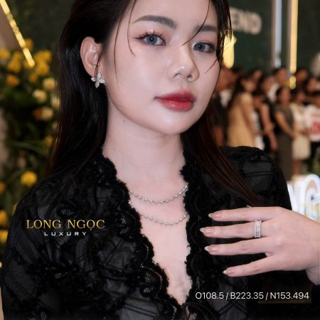 Set trang sức kim cương TSKC051