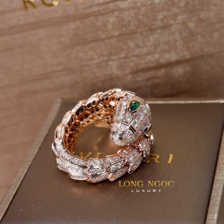 Nhẫn Unisex Snake đính KC N1186.10