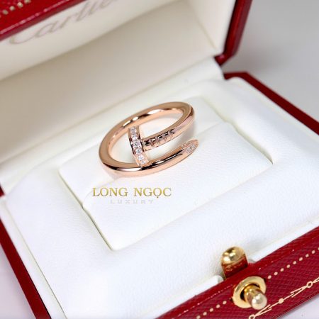 Nhẫn Unisex dáng basic đính KC N145.134