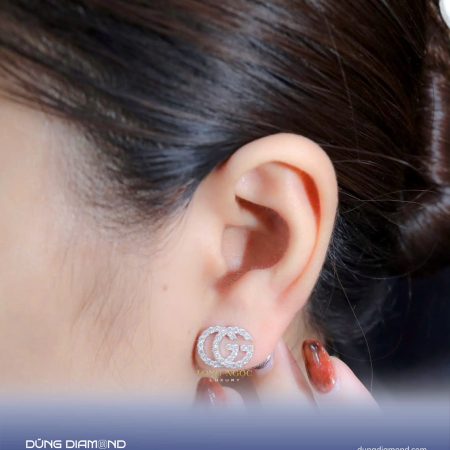 Bông tai nữ đính KC B362.1