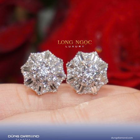 Bông tai nữ đính KC B281.8