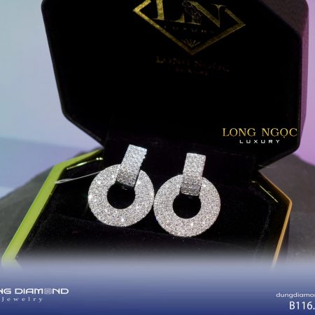 Bông tai nữ đính KC B116.13