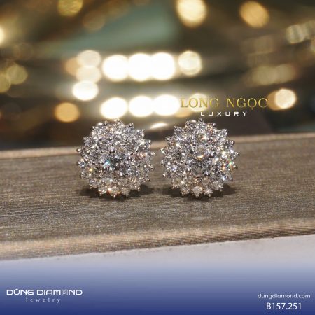Bông tai nữ đính KC B157.251