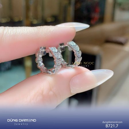 Bông tai nữ đính KC B721.7