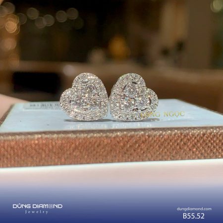 Bông tai nữ đính KC B55.52