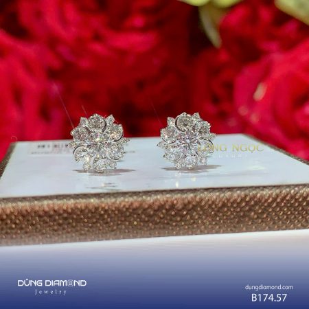 Bông tai nữ đính KC B174.57