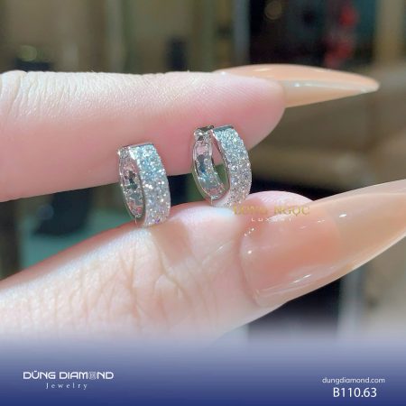 Bông tai nữ đính KC B110.63